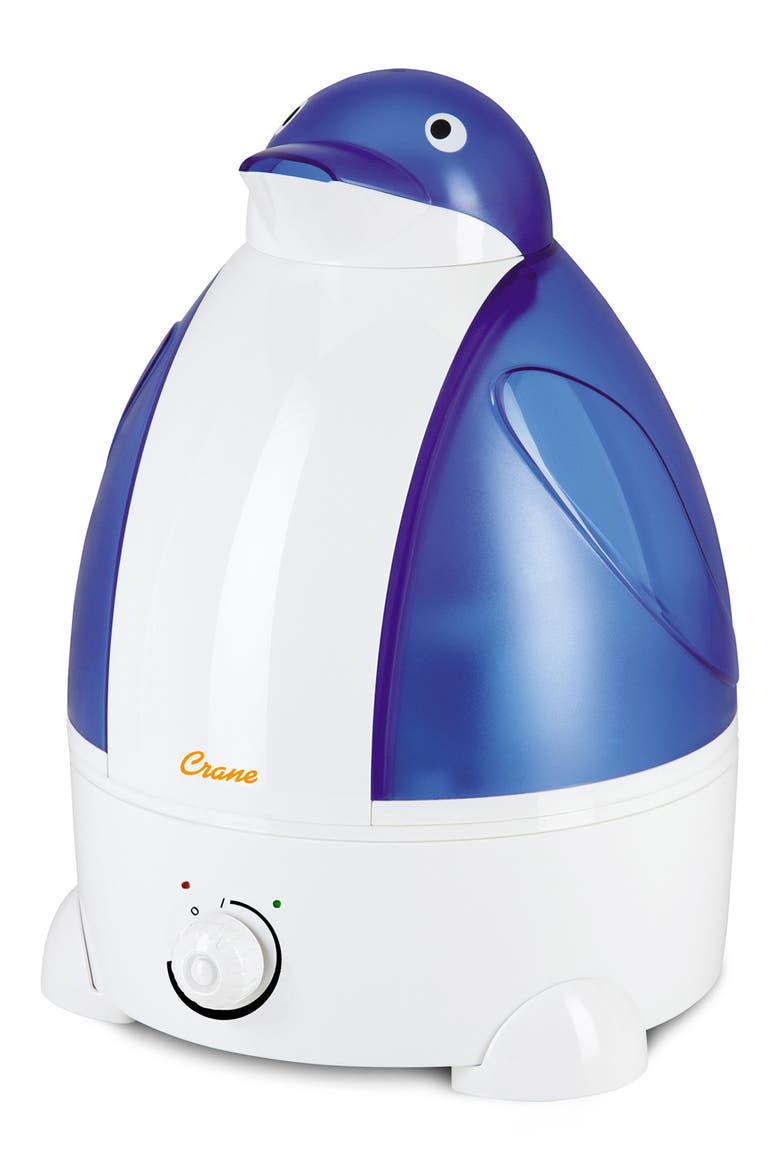 Penguin 1-Gallon Cool Mist Humidifier, Main, color, BLUE