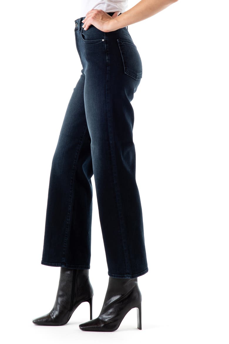 Fidelity Malibu High Waist Crop Wide Leg Jeans, Alternate, color, SUNSET