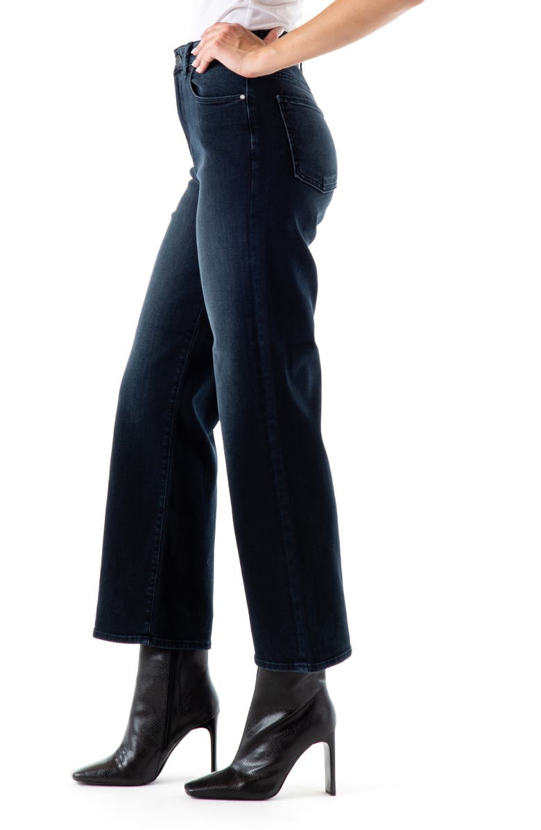 Fidelity Denim Fidelity Malibu High Waist Crop Wide Leg Jeans, Alternate, color, 