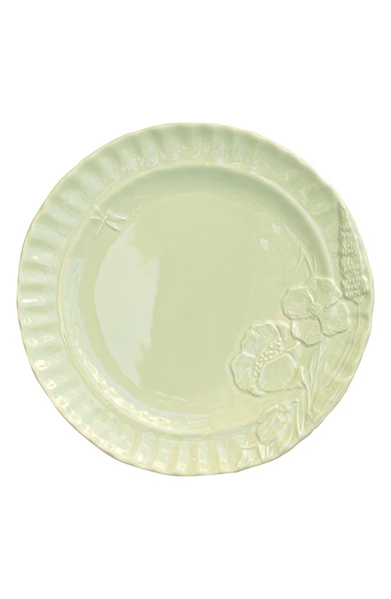 VIETRI Pietra Fiori Salad Plate, Main, color, Green