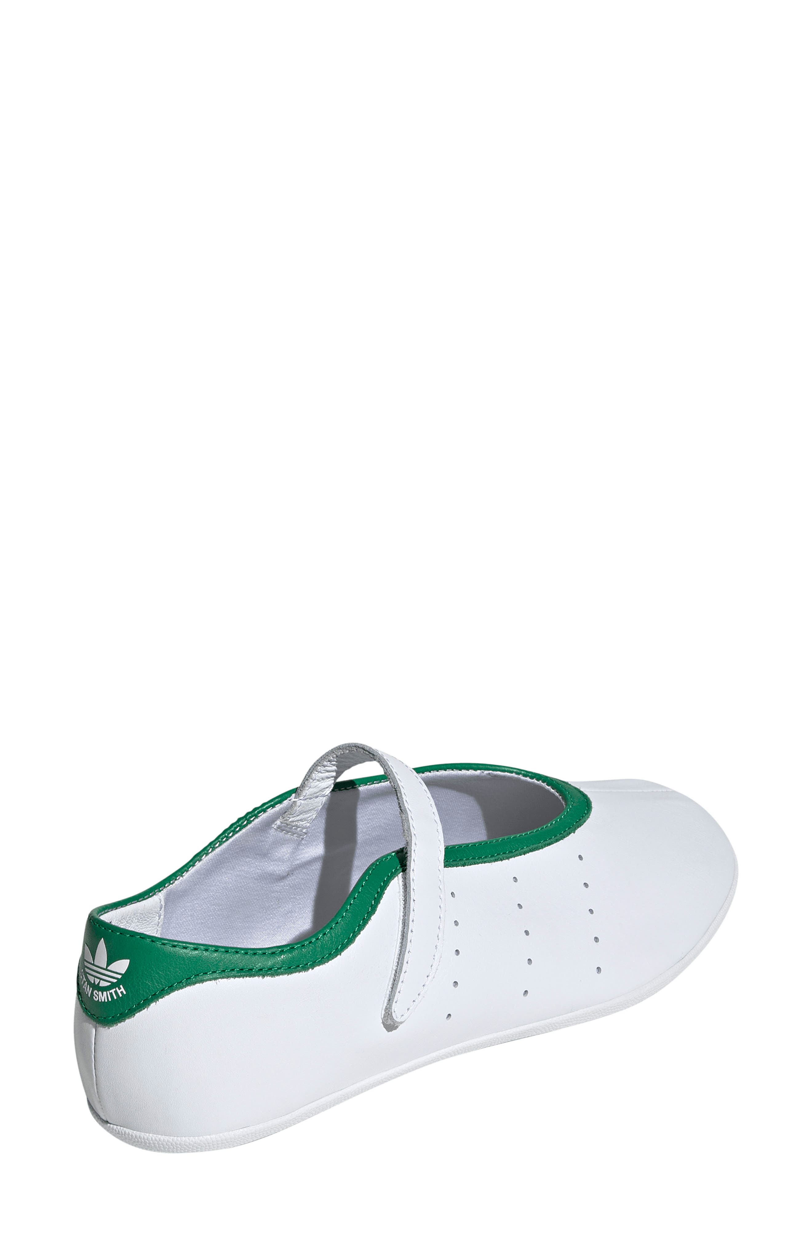 adidas Stan Smith Lo Ballet Sneaker, Alternate, color, Ftwr White/ Ftwr White/ Green