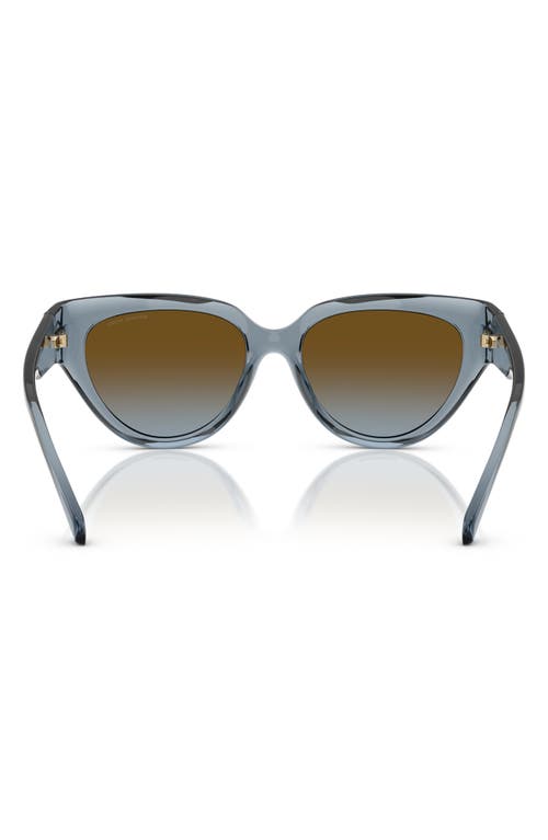 Michael Kors 55mm Gradient Cat Eye Sunglasses In Blue