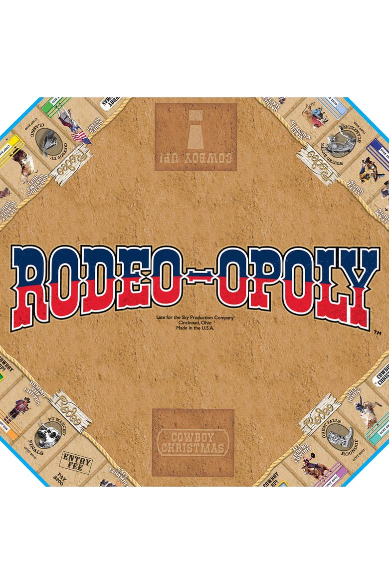 Rodeoopoly Themed Family Board Game, Ages 8+, Alternate, color, Multicolored