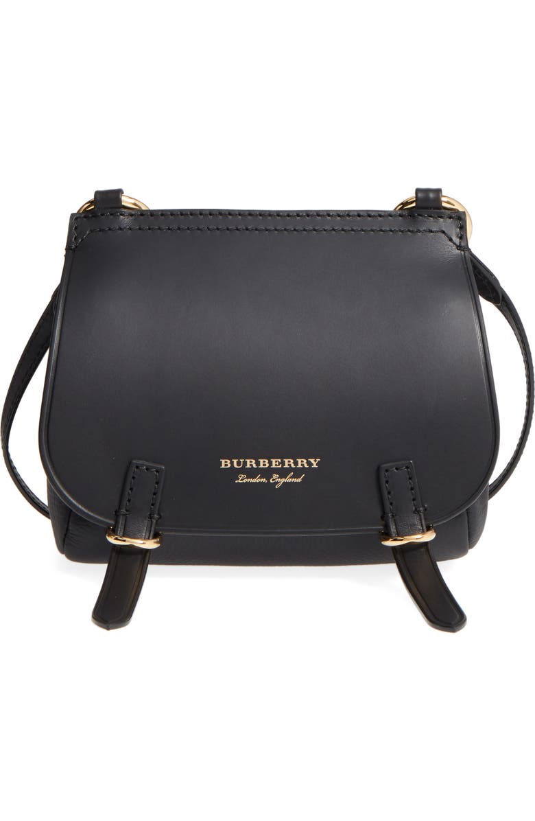 Burberry Bridle Leather Shoulder Bag, Main, color,