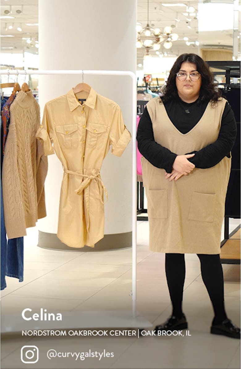 Roxanne Cotton Mini Shirtdress, sales video thumbnail