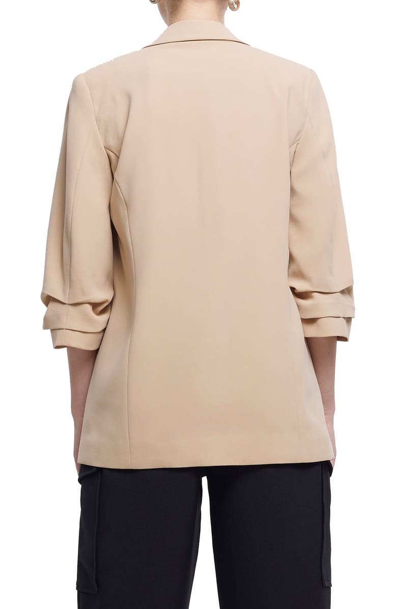 River Island Pleated Sleeve Blazer, Alternate, color, 