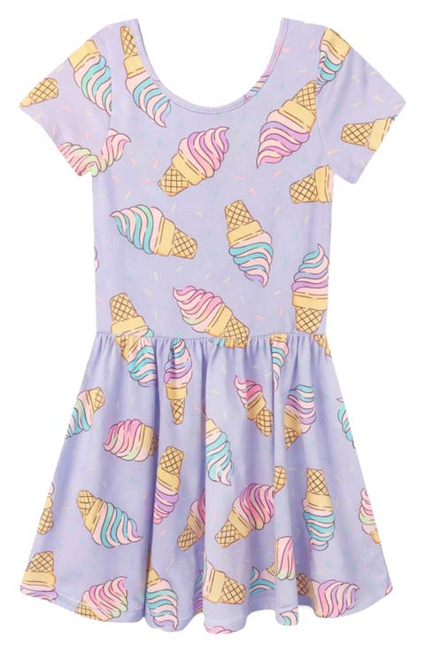 Kids' Short Sleeve Be Happy Dress (Toddler, Little Kid & Big Kid)