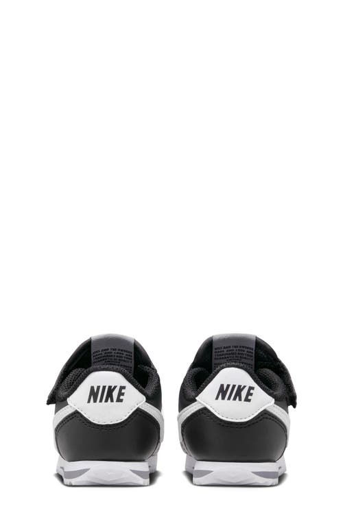Nike Baby Black Cortez Easyon Sneakers In Black/white/cool Grey