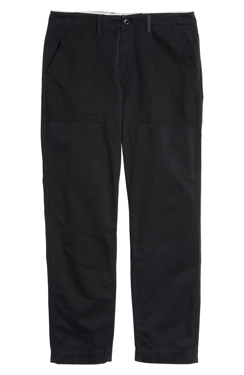Alpha Industries Fatigue Cotton Pants, Alternate, color, Black