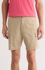 Tommy Bahama Linen in Paradise Flat Front Cargo Shorts
