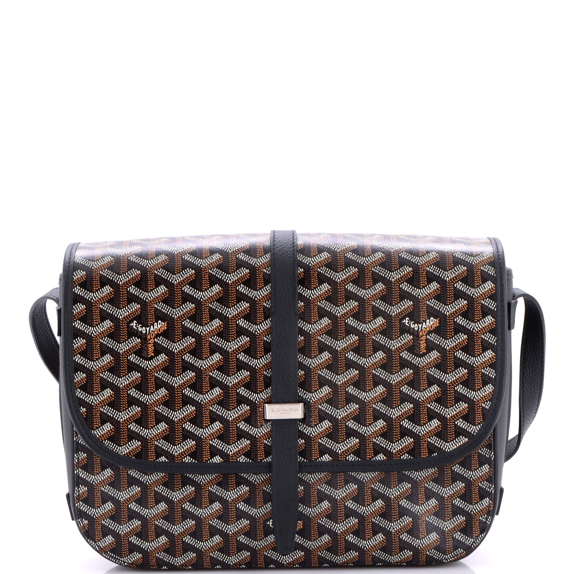 Belvedere II Messenger Bag Coated Canvas MM, Main, color, Black