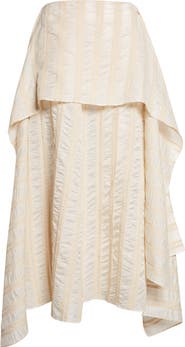 EENK Layered Silk Skirt