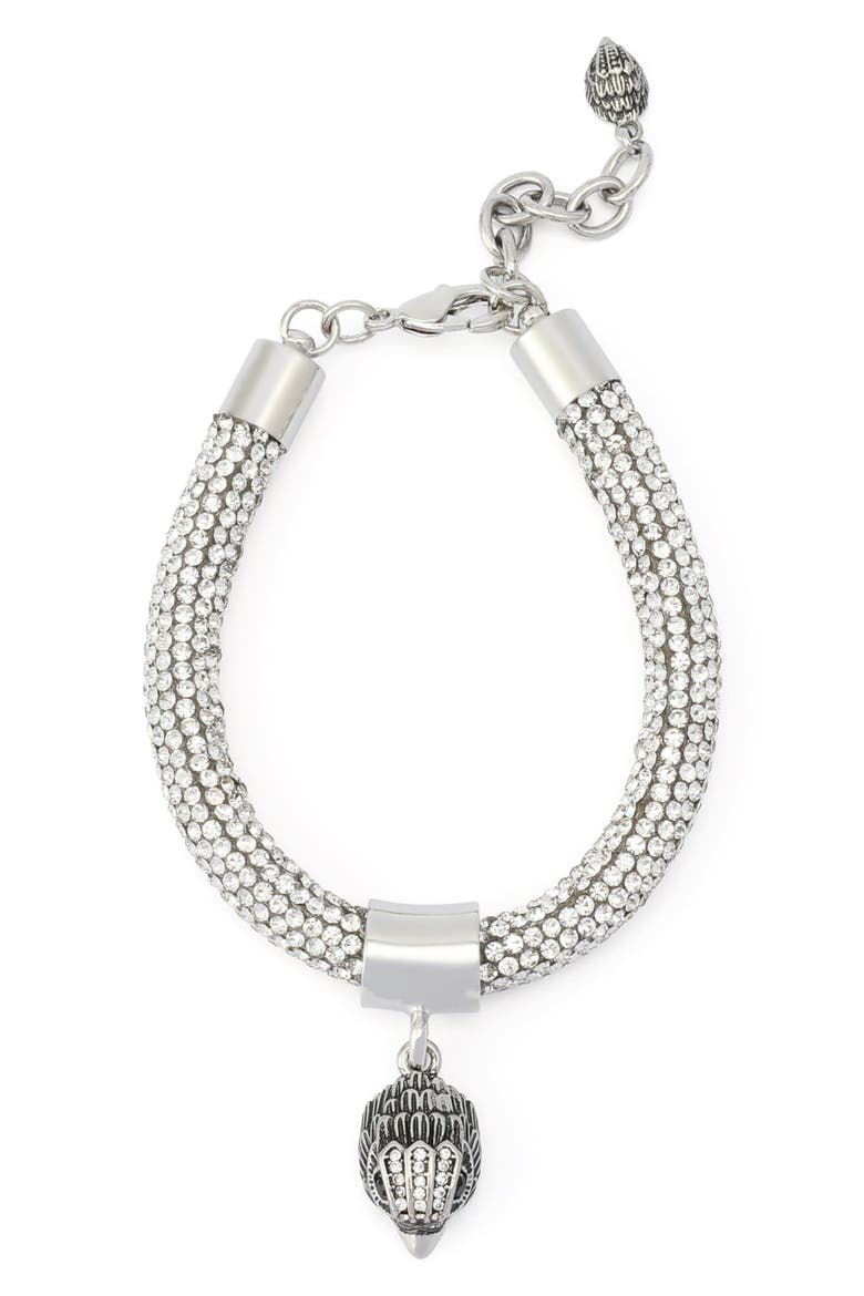 Pavé Rope Pendant Bracelet, Main, color, CRYSTAL
