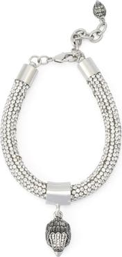 Kurt Geiger London Pavé Rope Pendant Bracelet