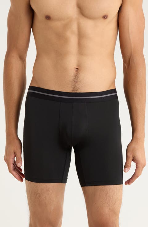 4-Pack Microfiber Boxer Briefs