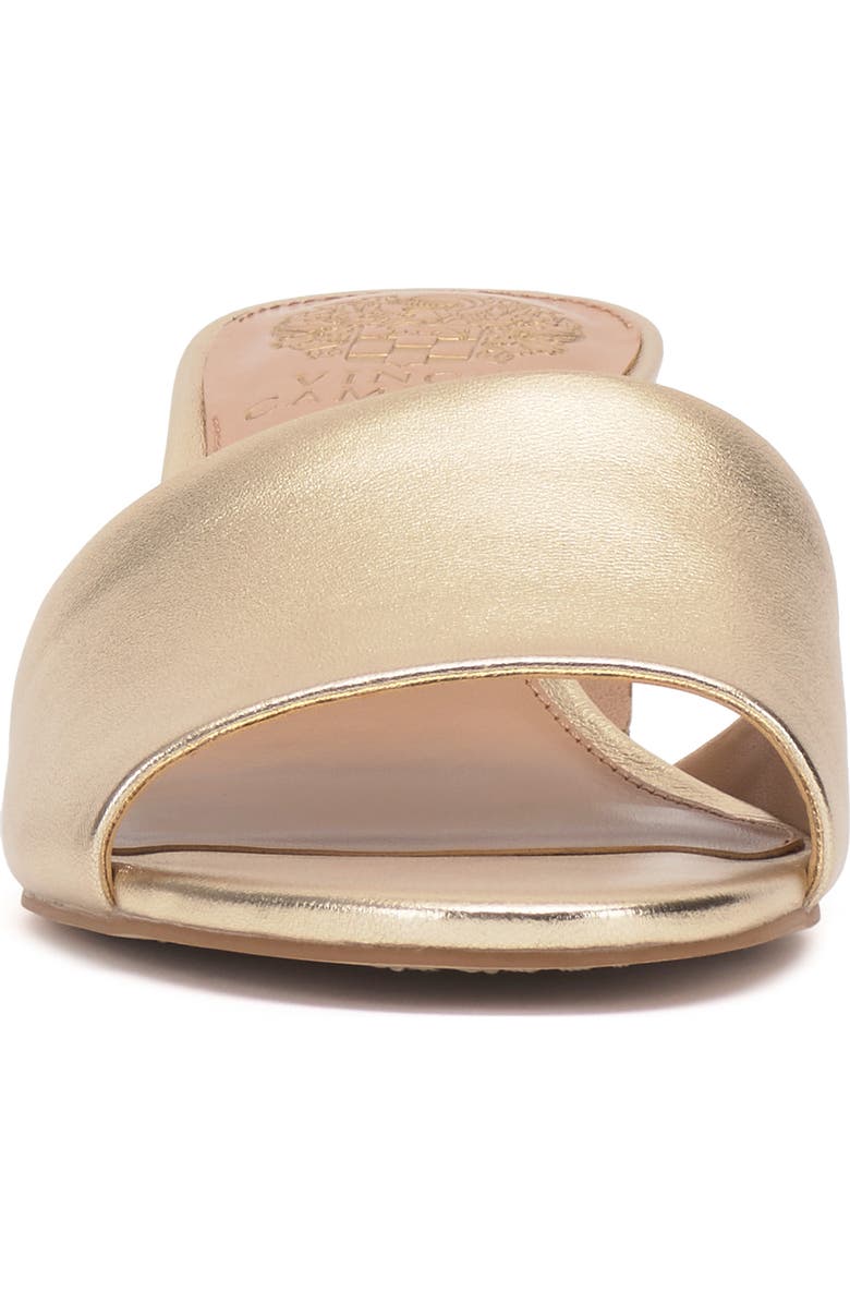 Vince Camuto Linanna Slide Sandal, Alternate, color, Egyptian Gold Metallic