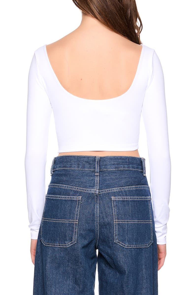 Susana Monaco Scoop Back Crop Top, Alternate, color, Sugar