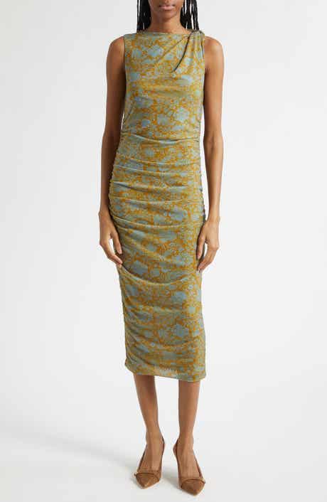 Otessa Floral Print Sleeveless Dress