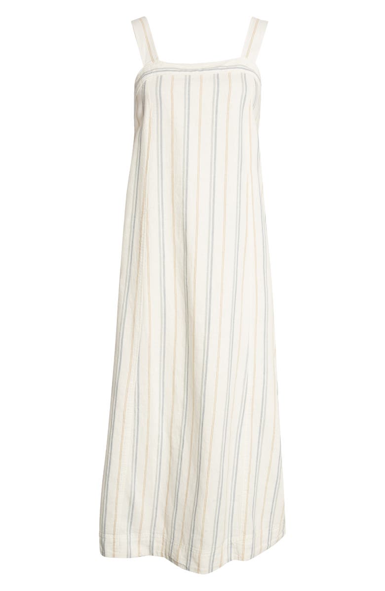 Madewell Linen & Cotton Princess Seam Midi Dress, Alternate, color,
