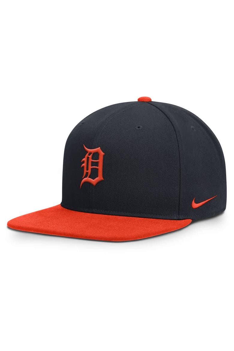 Men's Nike  Navy/Orange Detroit Tigers Primetime Pro Dri-FIT Snapback Hat, Main, color, Navy