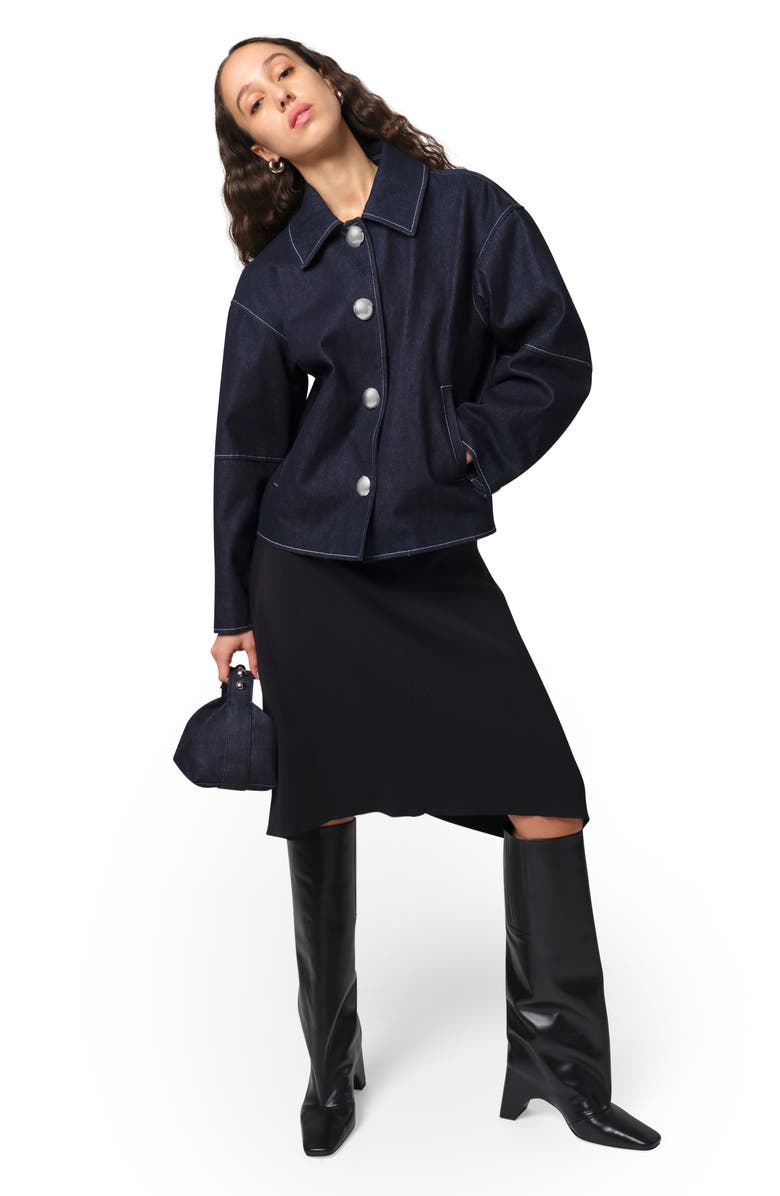 Apparis Indio Raw Denim Jacket, Alternate, color, 