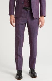 John Varvatos Star USA Neat Virgin Wool Blend Pants