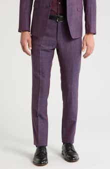 John Varvatos Star USA Neat Virgin Wool Blend Pants