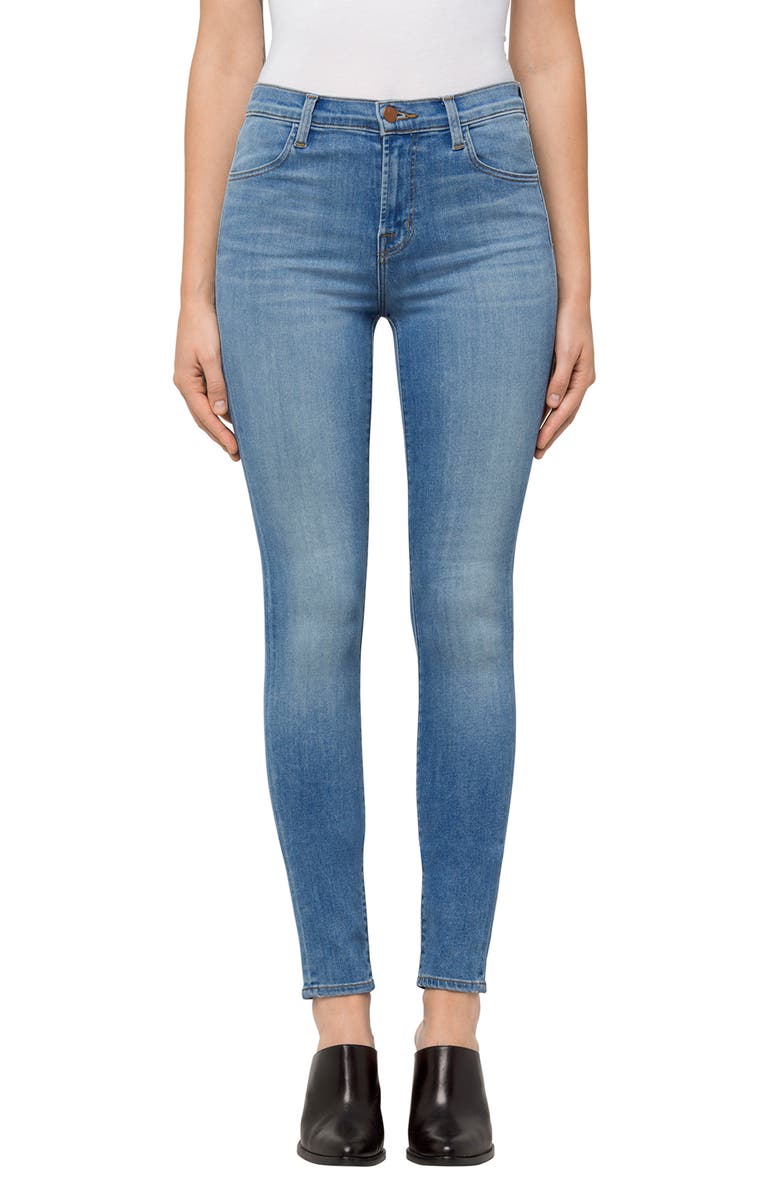 J Brand Maria High Waist Super Skinny Jeans, Main, color,