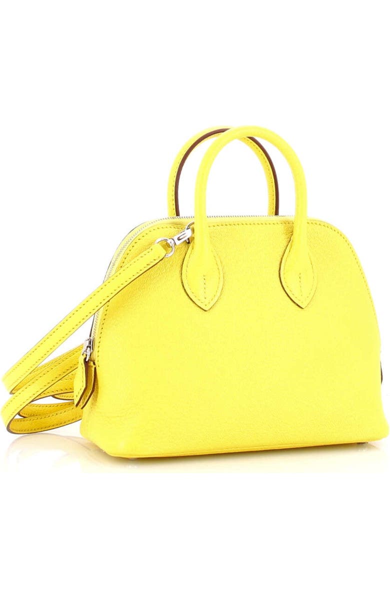 Pre-Owned Hermes Bolide 1923 Bag Chevre Mysore Mini, Alternate, color, Jaune Citron