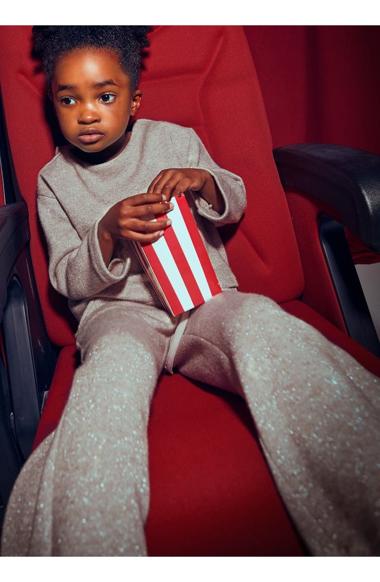 Mayoral Knit Pants and Sweater Set, Alternate, color, Beige