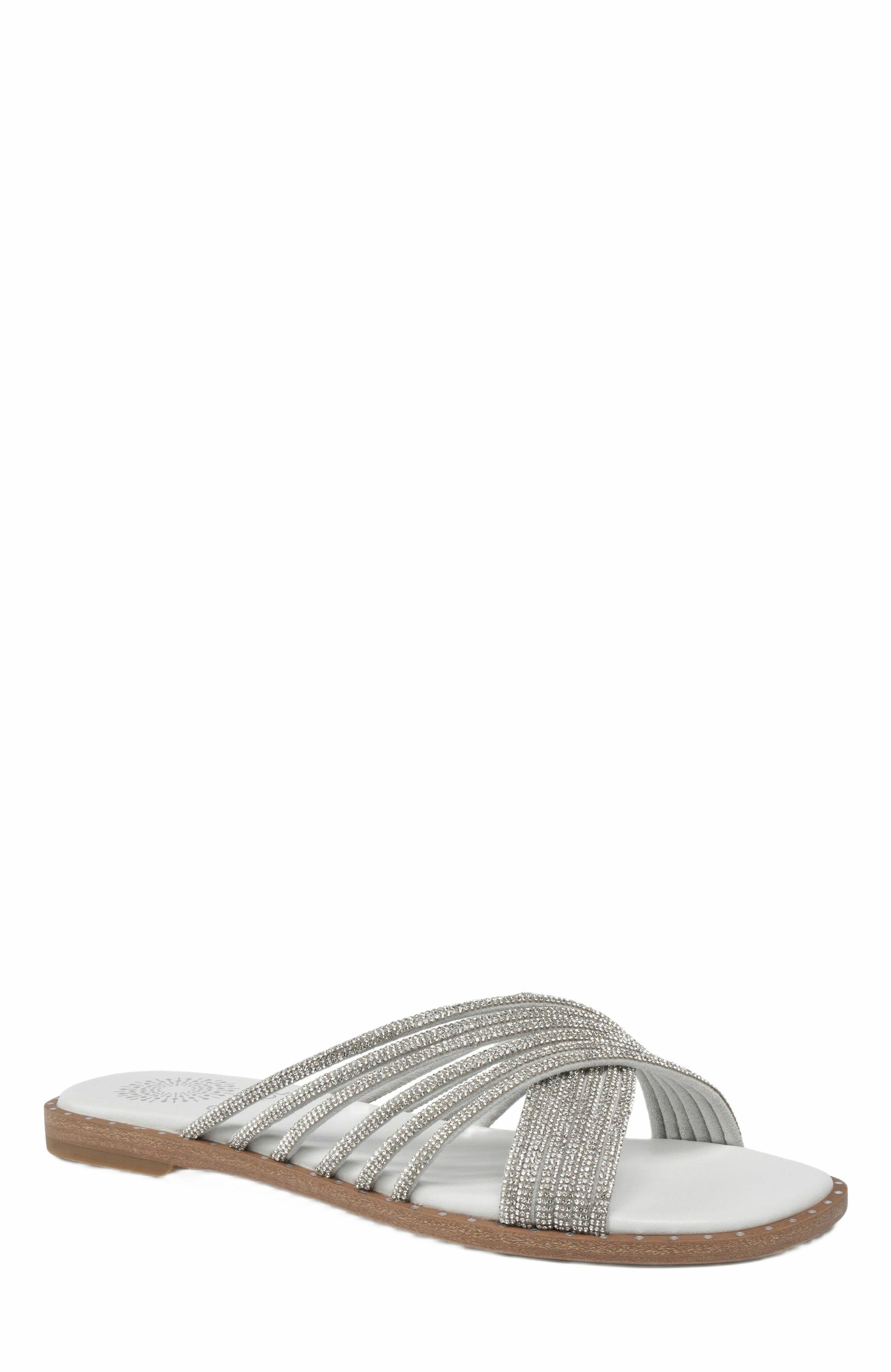 Grace Footwear Murano Sandal, Main, color, Silver