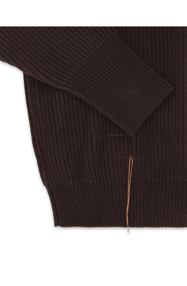 Fortela Stoke Cashmere Cardigan, Alternate, color, Dark Brown