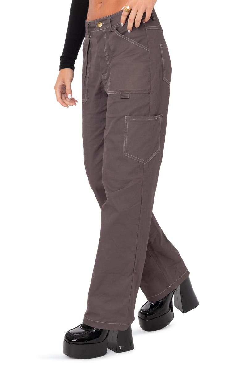 EDIKTED Ada Low Rise Cargo Pants, Alternate, color, 