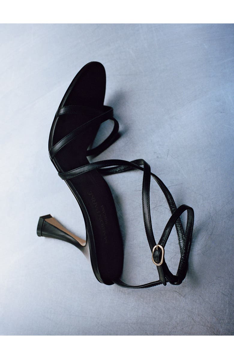 MARION PARKE Lottie 85 Sandal Nappa, Alternate, color, Black