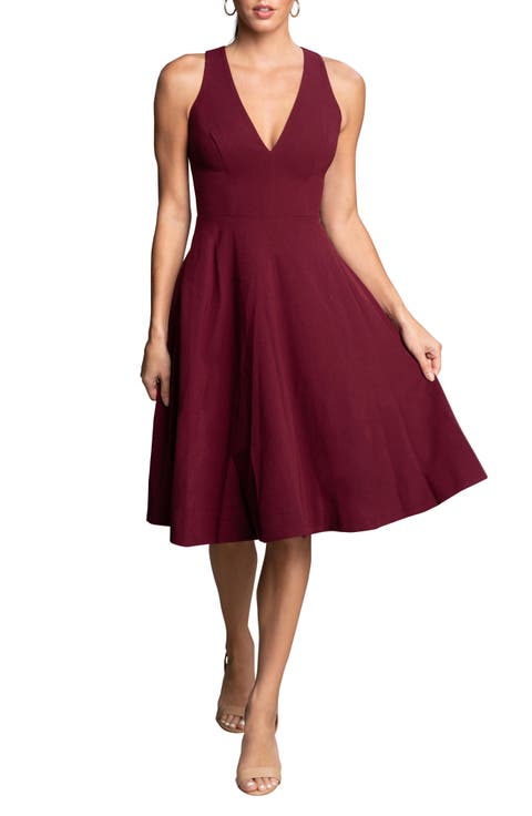 Catalina Fit & Flare Cocktail Dress