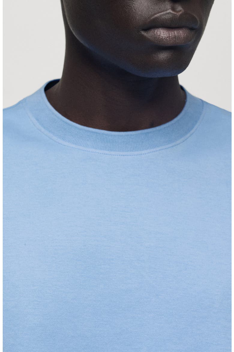 Regular Fit Cotton T-Shirt, Alternate, color, SKY BLUE