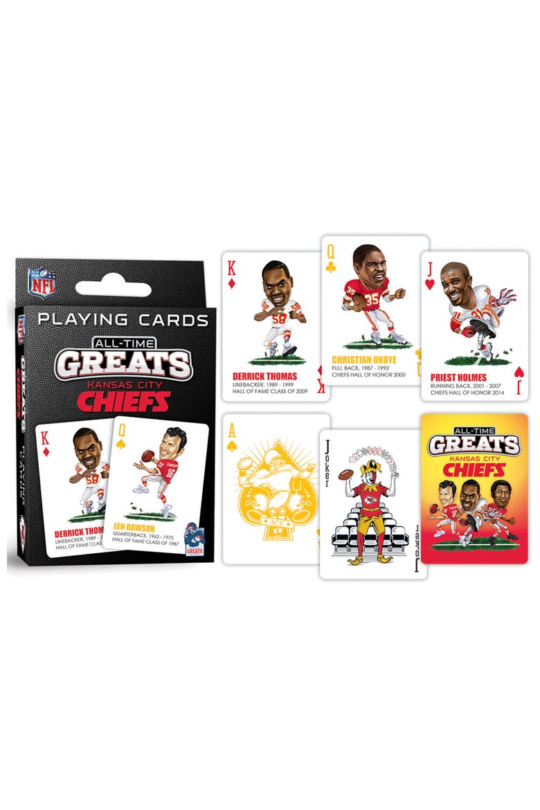 Kansas City Chiefs Playing Cards, Alternate, color, Multicolor