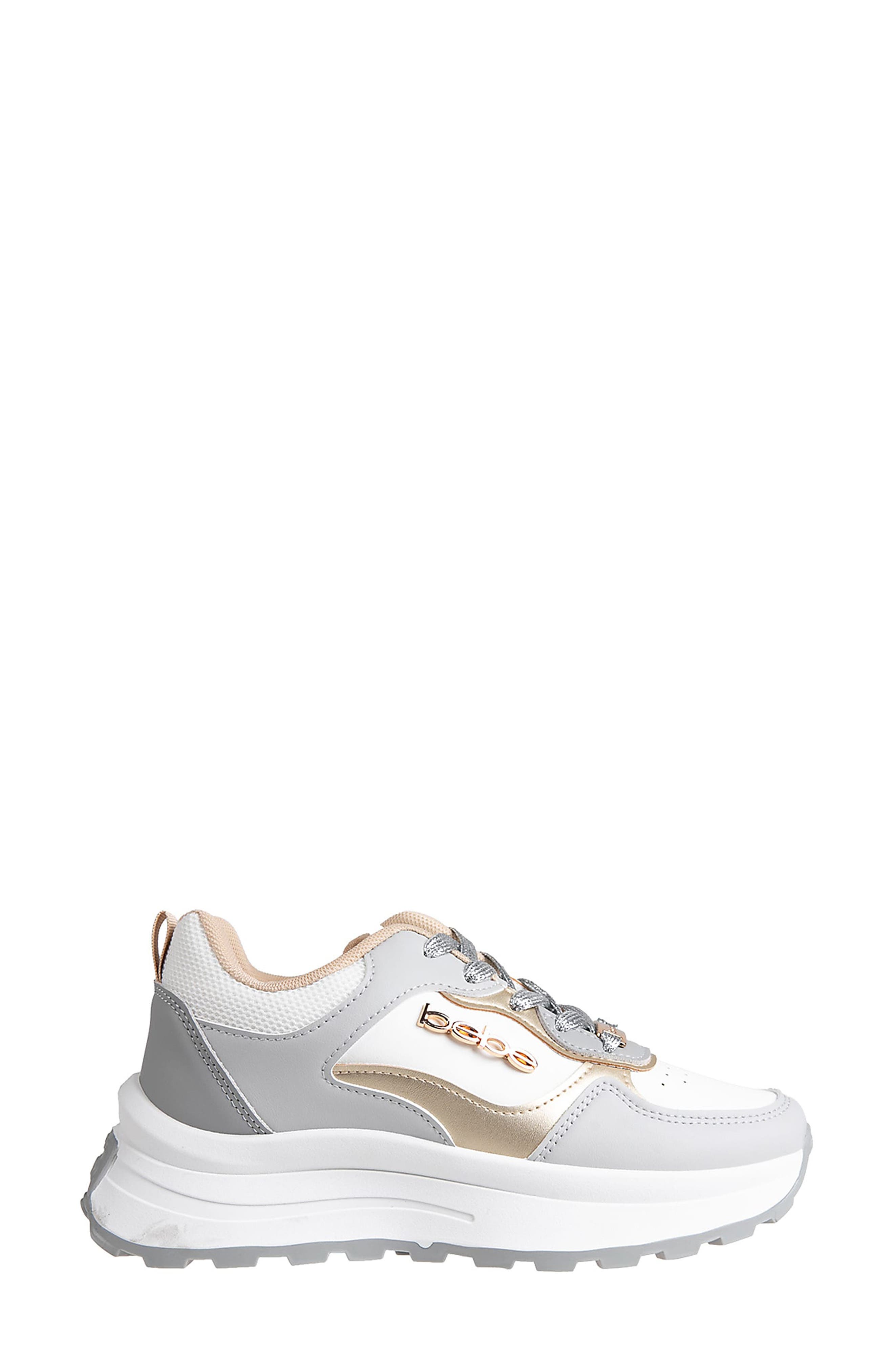 bebe Colorblock Jogger Sneaker, Alternate, color, 