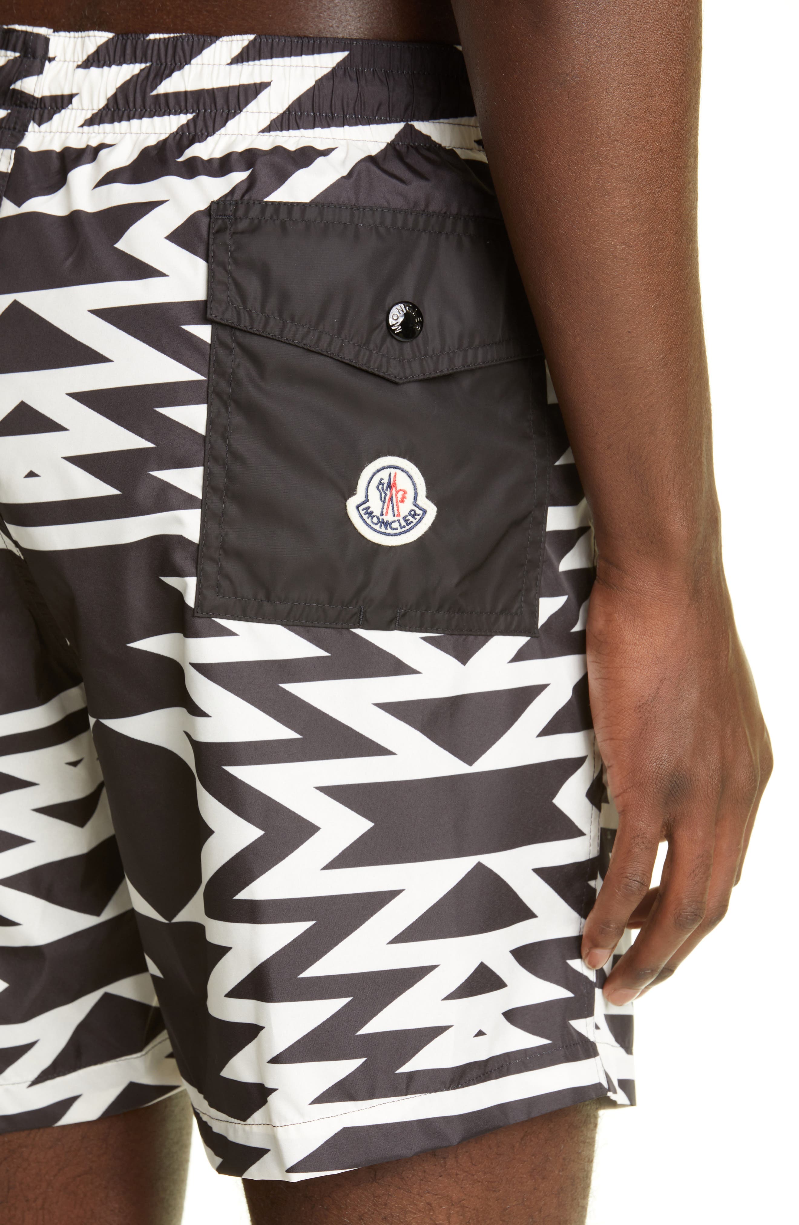 Moncler Print Swim Trunks (Men) | Nordstrom