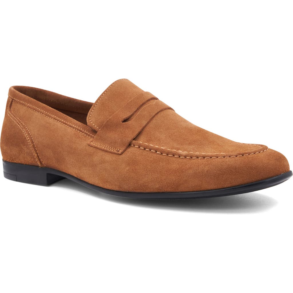 Bruno Magli Lastra Unlined Loafer In Cognac Suede