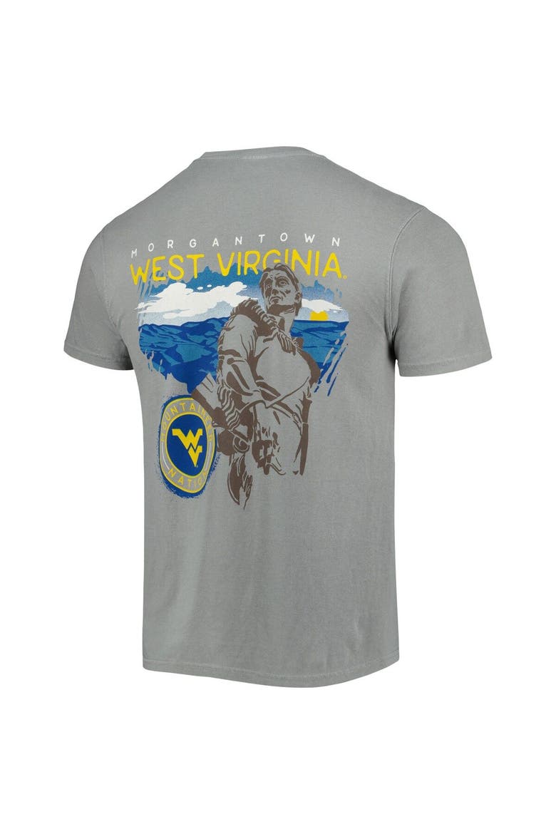 Men's Gray West Virginia Mountaineers Hyperlocal T-Shirt, Alternate, color, Gray