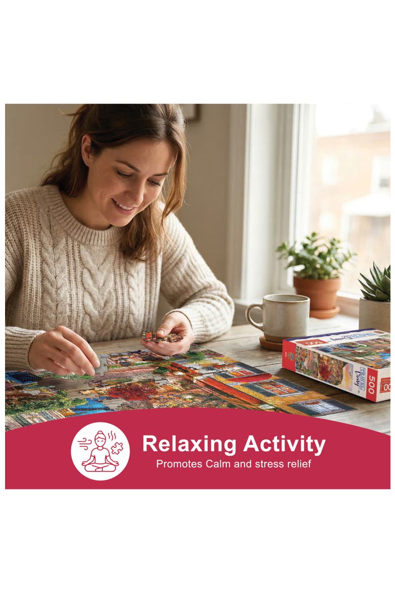 Italian Afternoon 500 Piece Puzzle, Alternate, color, Multicolor