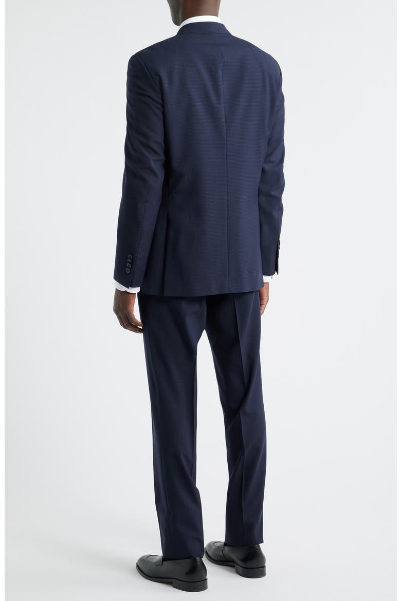 Flynn Classic Fit Navy Microcheck Wool Suit, Alternate, color, NAVY