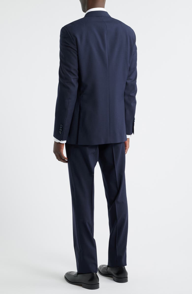Peter Millar Flynn Classic Fit Navy Microcheck Wool Suit, Alternate, color, Navy