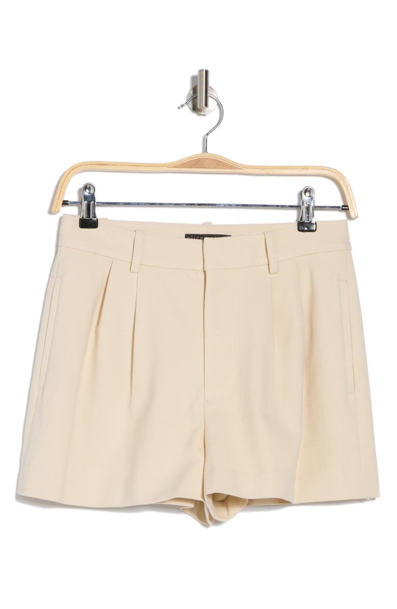 Alice + Olivia Conry Pleated Shorts, Alternate, color, 