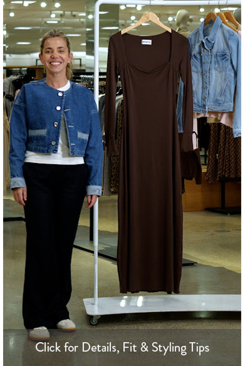 Dalzine Long Sleeve Maxi Dress video