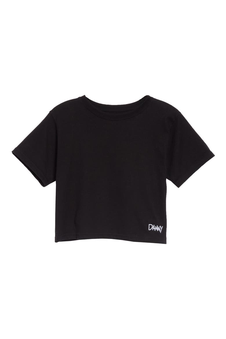x Paramount Grease Danny Crop Top (Nordstrom Exclusive), Alternate, color, DANNY BLACK