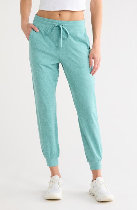 Space Dye High Waist Slim Fit Pants