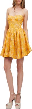 Bardot Elsie Floral Corset Minidress