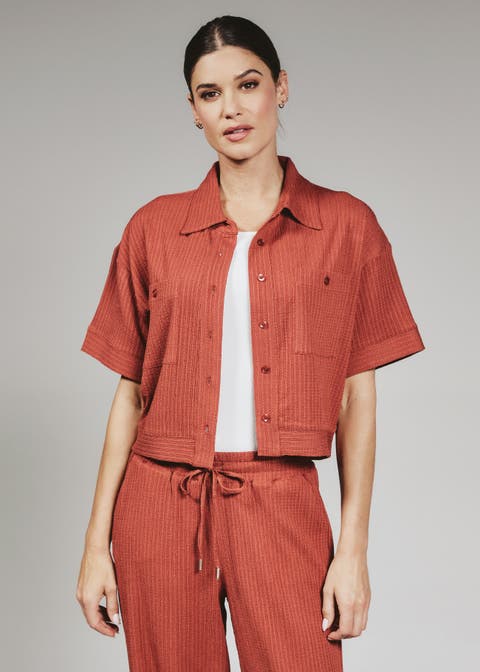 Dahlia Knit Crop Shirt